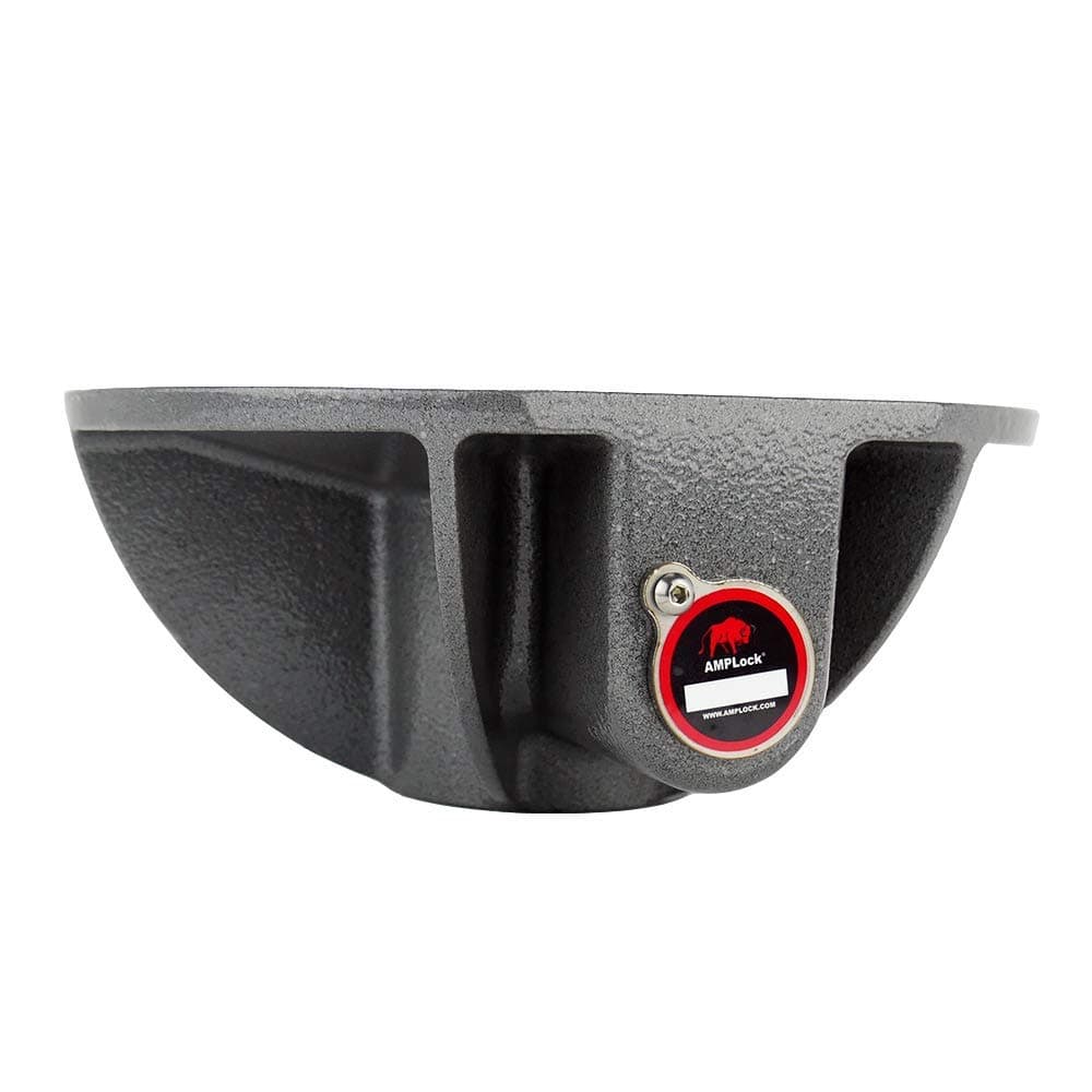 AMPLOCK U-LPCFD | Heavy Duty Conical Lock for Kingpin | Patented 2-Cylinders Lock Keyed Alike for Semi-Trailer/Commercial Trailer / 53' Trailer | Prevent Traction with Chain