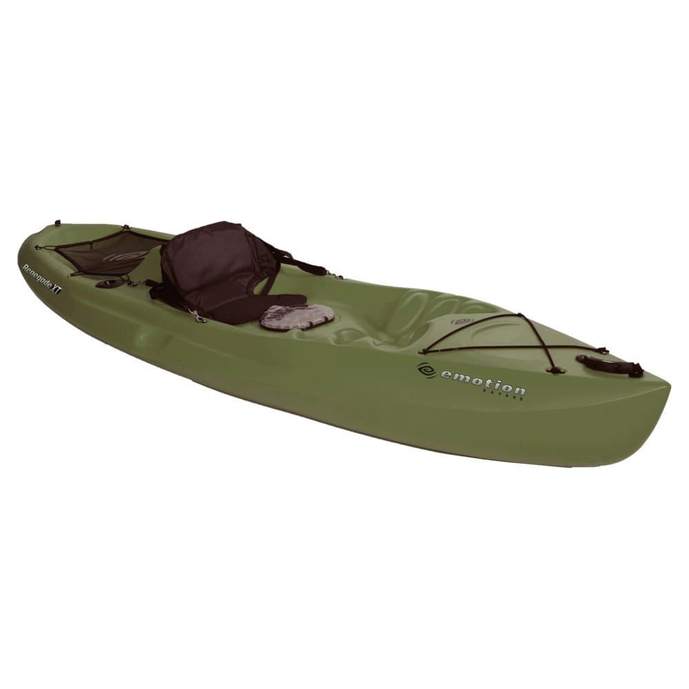 Emotion 90259 Renegade XT Fishing Kayak, Forest Green