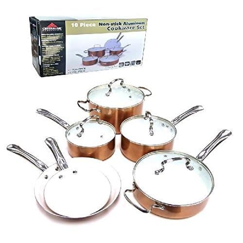 10 Piece Set of Ceramic Cookware