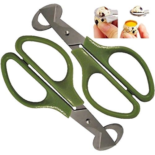 2 PACK OF RITE FARM PRODUCTS STAINLESS STEEL QUAIL EGG SCISSOR OPENER CRACKER CUTTER SHELL