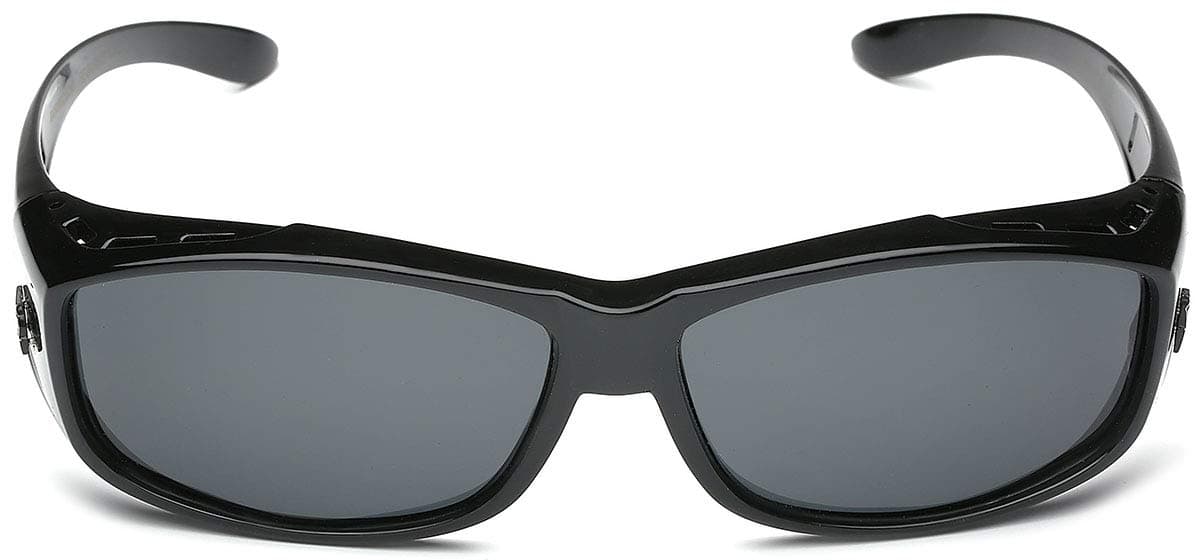 Barricade Polarized Rectangular Fit Over Glasses Sunglasses