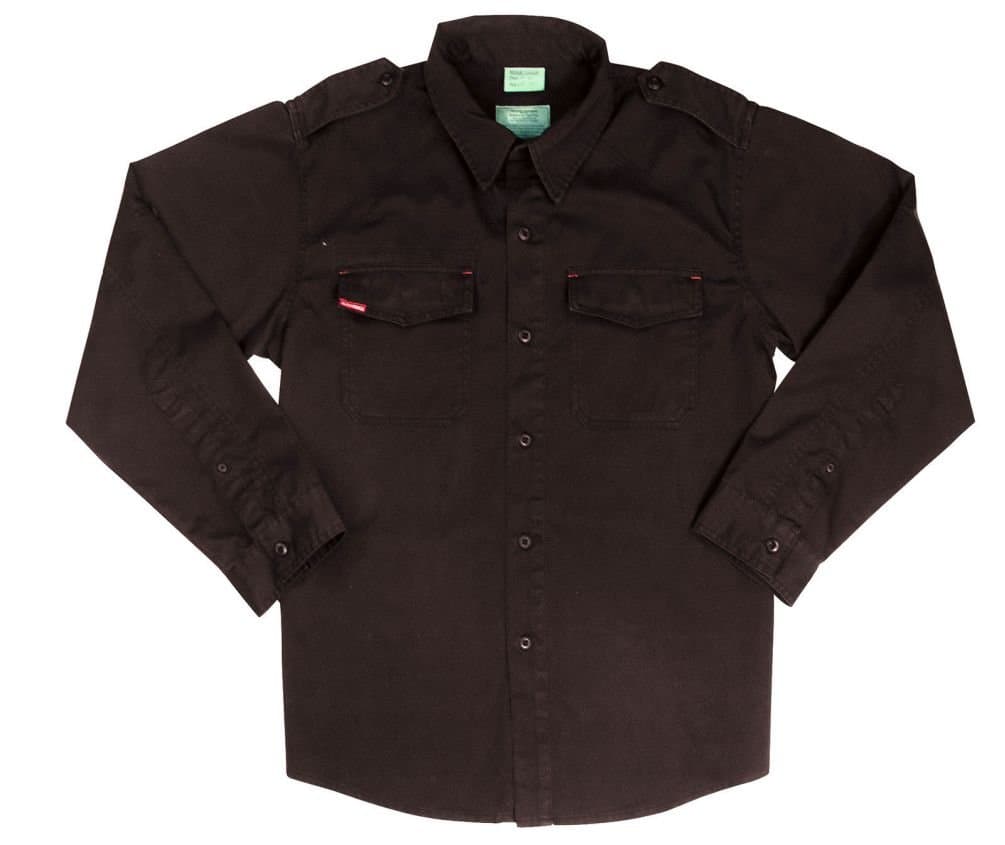 SANDRA Vintage Fatigue Shirt Soft Cotton Retro Button Front Camo Military Shirts XS-3XL