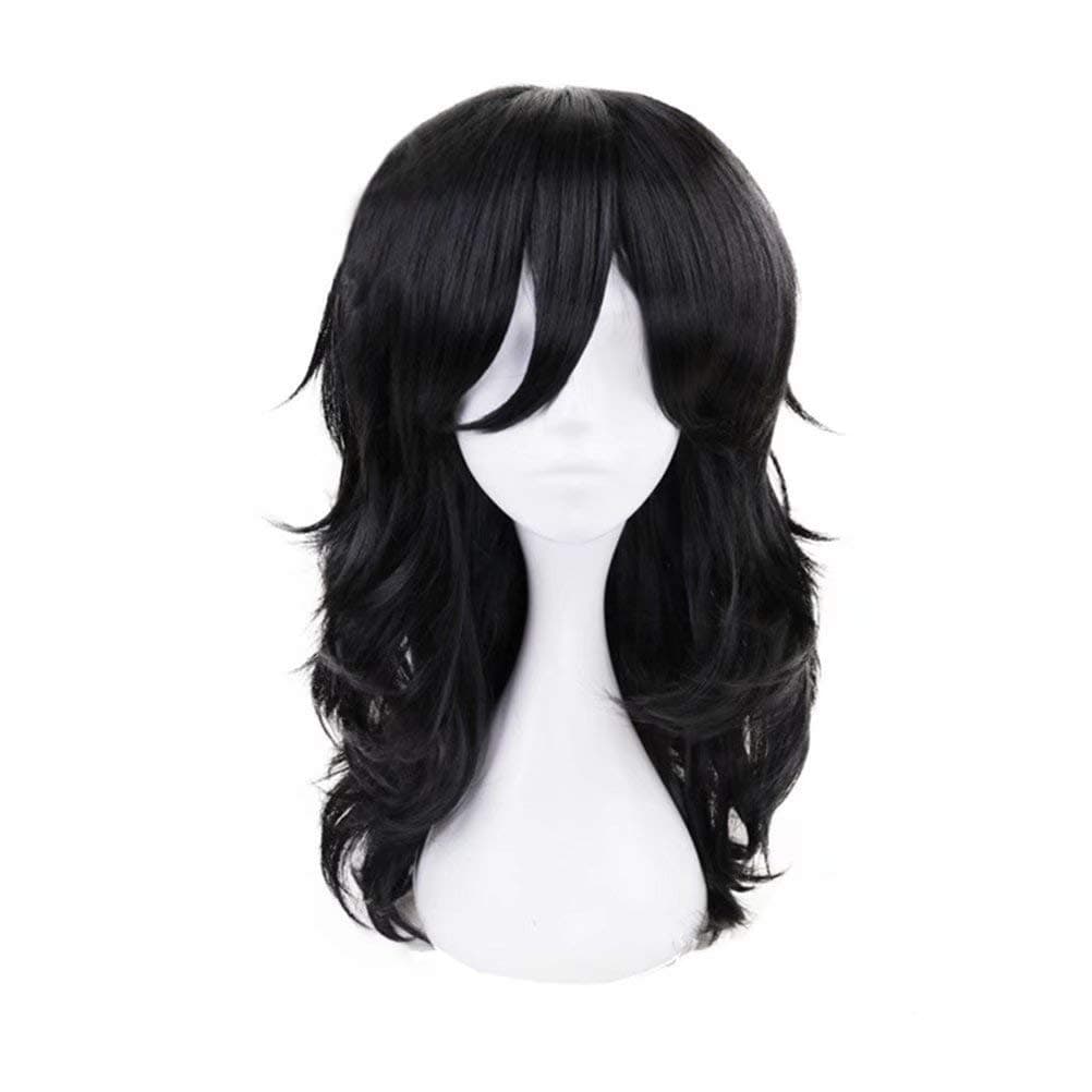 YamiaAnime Cosplay Wig for My Hero Academia Synthetic Wigs with free Cap (Aizawa Shouta)