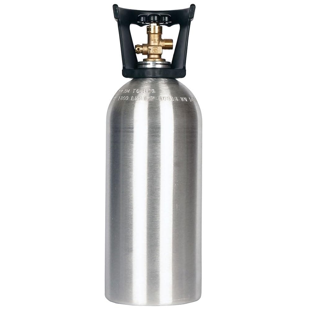 New 10 lb. Aluminum CO2 Cylinder with Carry Handle and CGA320 Valve