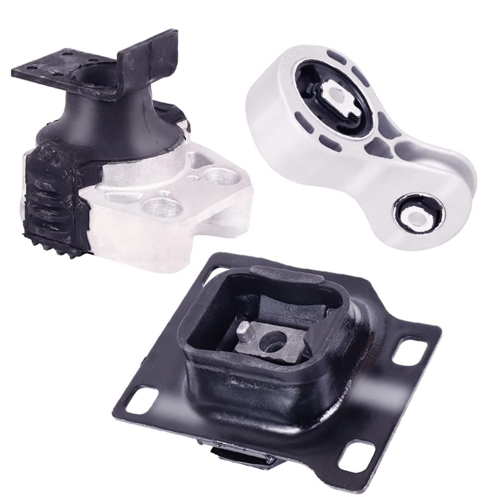 3PCS Engine Motor Mount Set Compatible with Ford Focus 2008-2011 L4 2.0L, Replace# A5322 A2986 A5312 Transmission Mount Torque Strut Mount