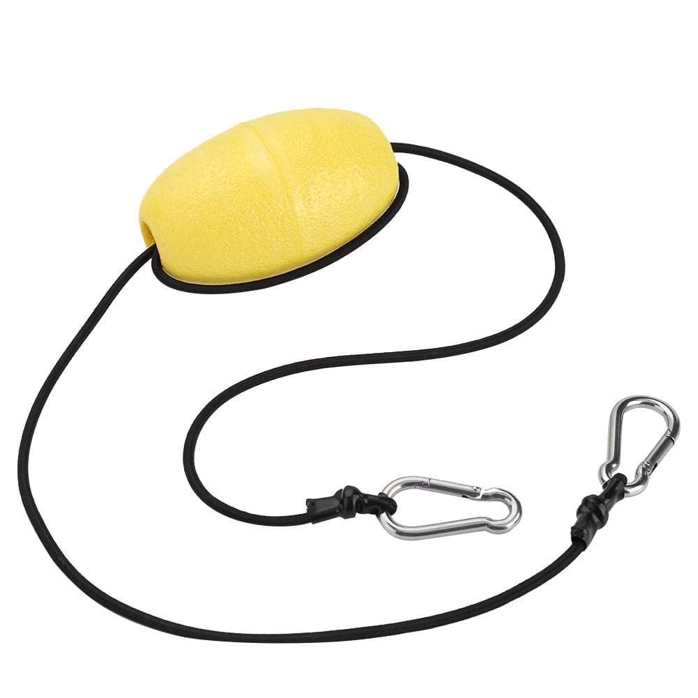 Delaman Corde d'ancre de dérive, corde de remorquage de corde marine de corde en nylon de remorquage d'ancre de dérive de kayak avec des clips en acier de bouée d'EVA accessoire de kayak