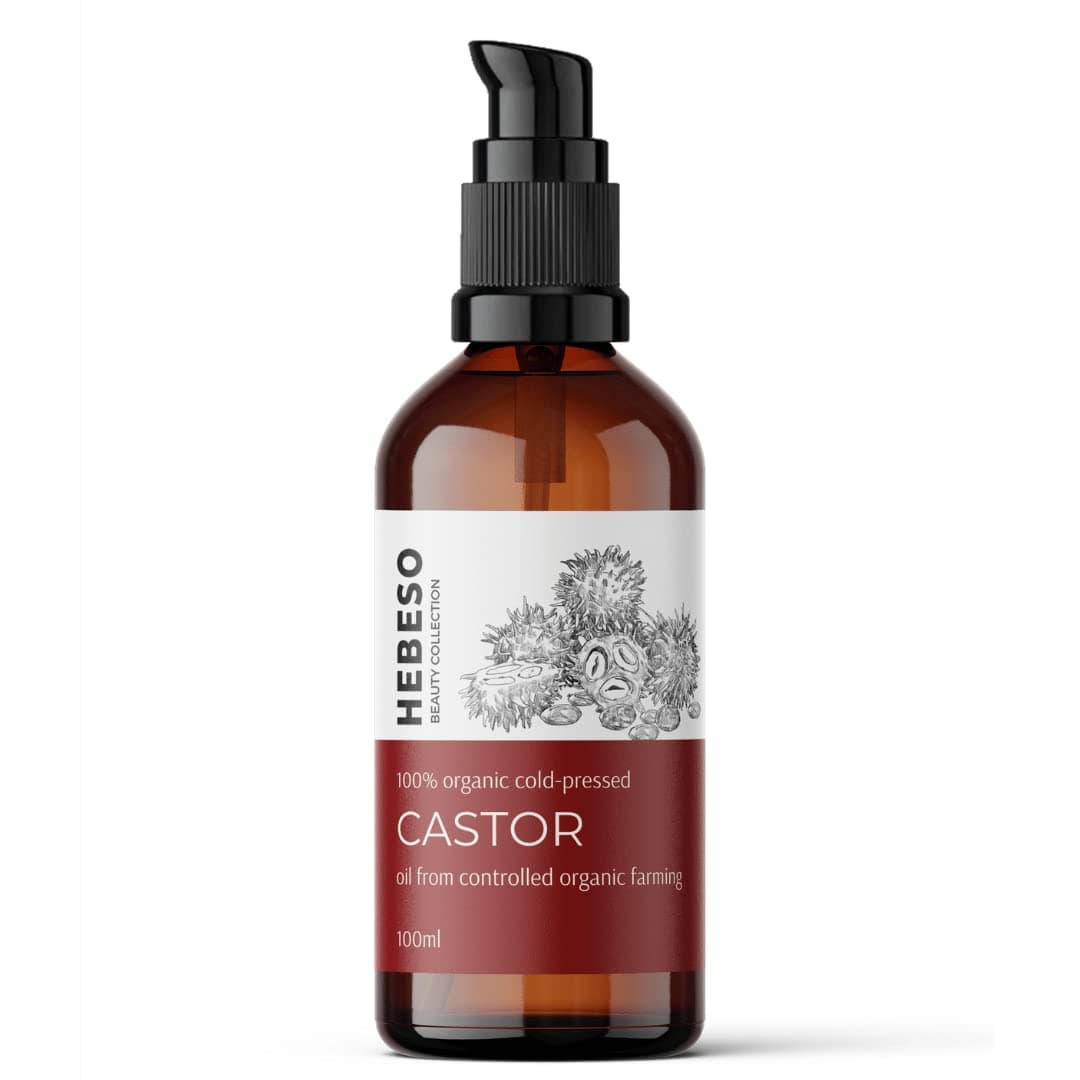 Castor Oil 100 ml 100% Pure & Organic Coldpressed in Glass Bottle | Reduces Itching & Swelling On Skin | Hydrates Chapped Lips | Fights Skin Disorders & Infections | Does Wonders For Hair & Eyelashes