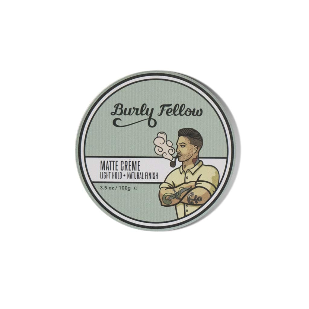 Burly Fellow Matte Creme: Light Hold with A Natural Finish for Hair Care & Styling