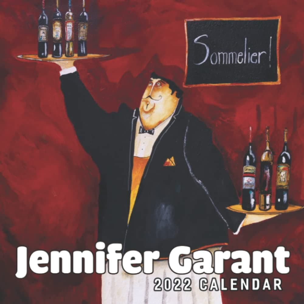 Jennifer Garant Calendar 2022: January 2022 - December 2022 OFFICIAL Squared Monthly Calendar, 12 Months | BONUS 4 Months 2021| Kalendar Calendario Calendrier