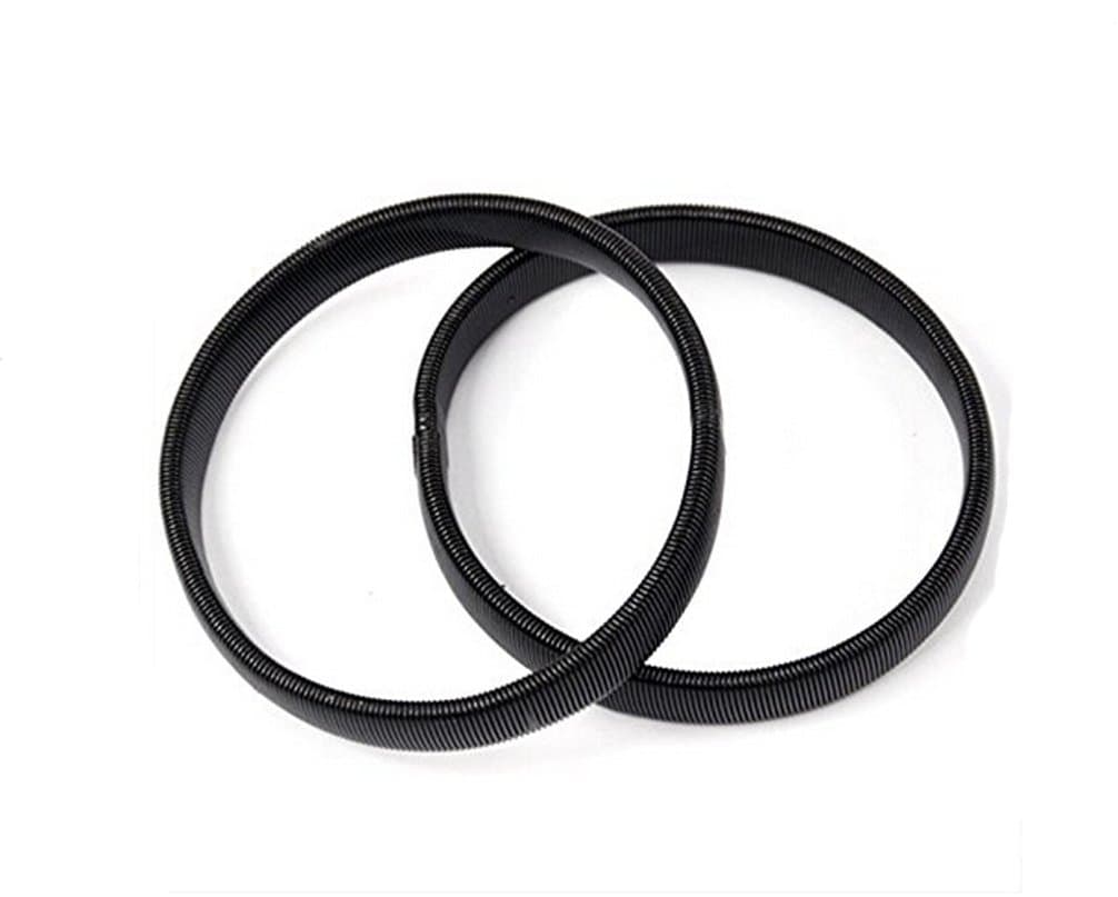 Mixfashion 1 Pair Solid Color Elastic Bracelet Shirt Sleeve Holders Sleeve Garters