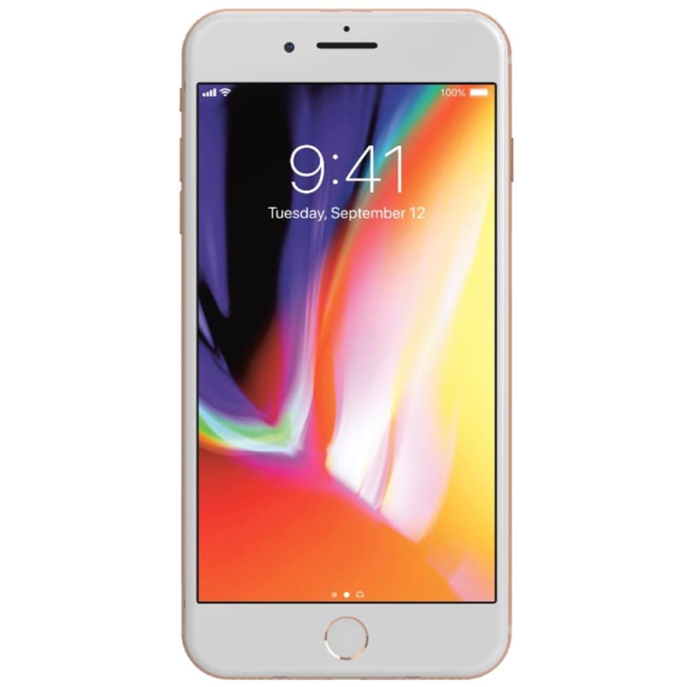Apple iPhone 8 Plus 256GB, Gold Unlocked (Renewed)
