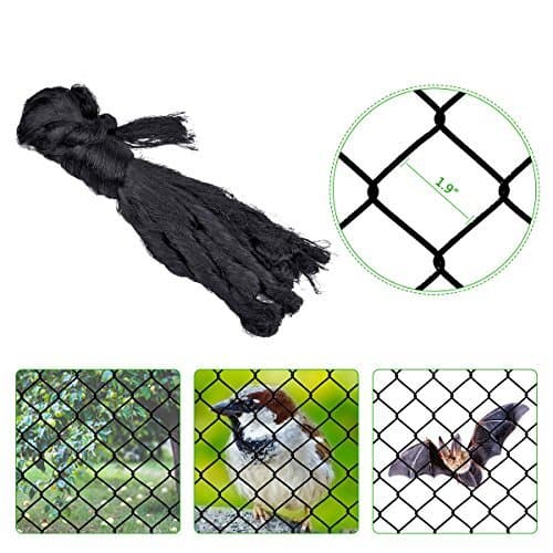 Hotgod 25'X50'(7M X 15M) Bird Netting Fruit Tree Protective Net Mesh Size Fish Pests Block Poultry Aviary Pen