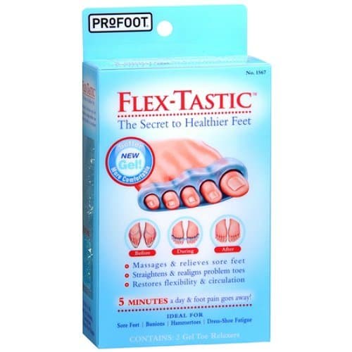 Profoot Care Flex-Tastic, Gel Toe Relaxers 1 ea by Profoot Care