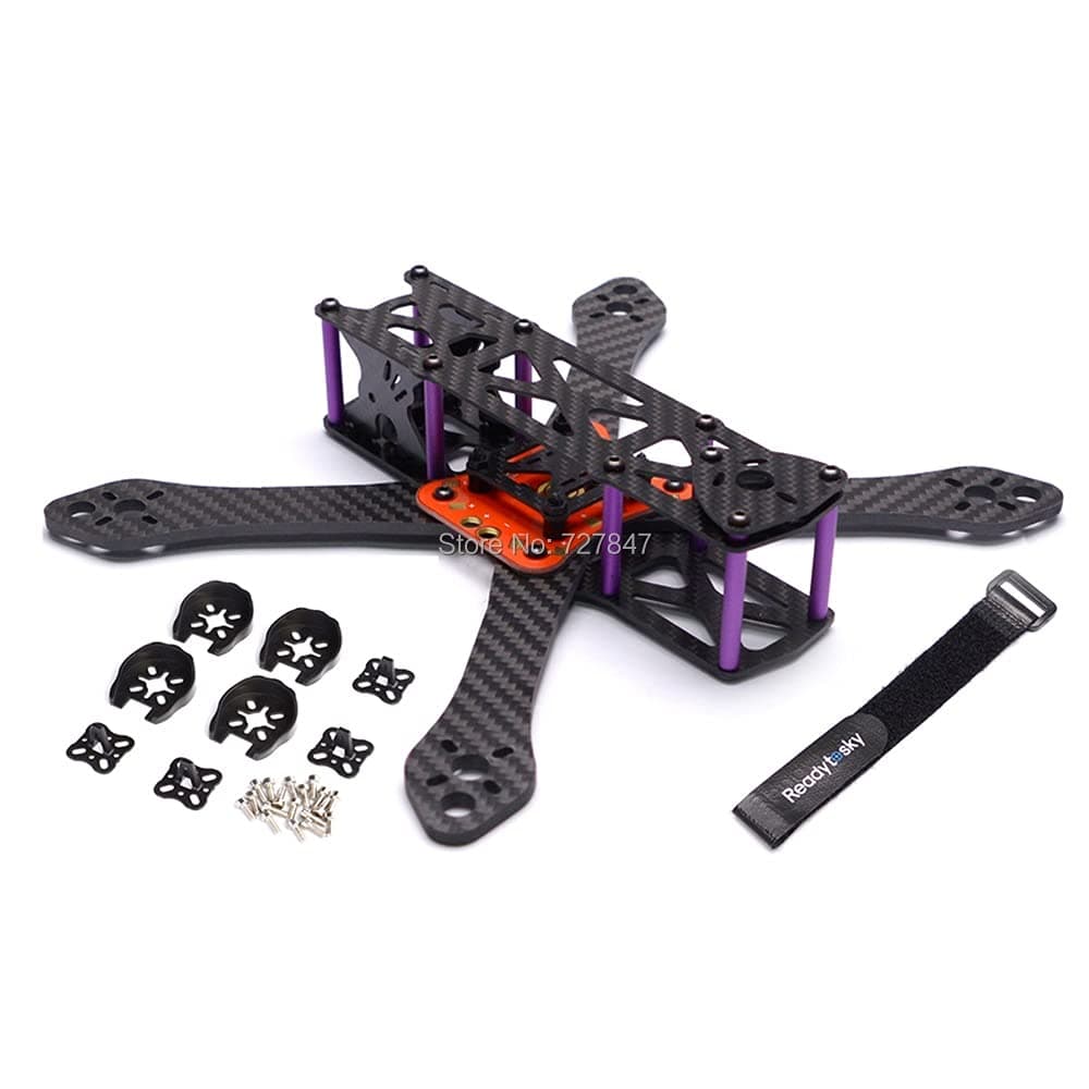 VSLIFE For Reptile For Martian II 2 220 220mm / 250 250mm / 295 295mm / 335mm 335 4mm For ARM Thickness Carbon Fiber Frame Kit W/PDB For FPV For Racing (Color : Martian II 295mm )