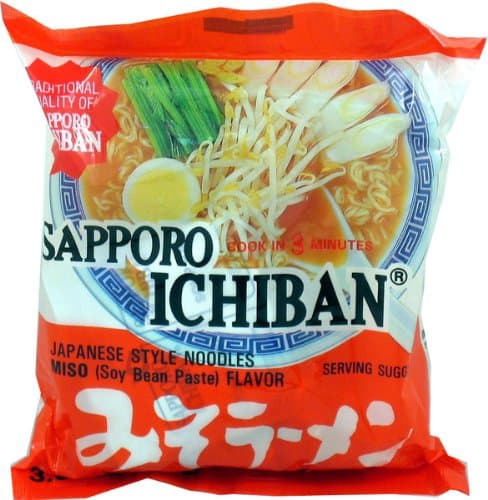 Sapporo Ichiban Original Miso Flavour Noodles 101g