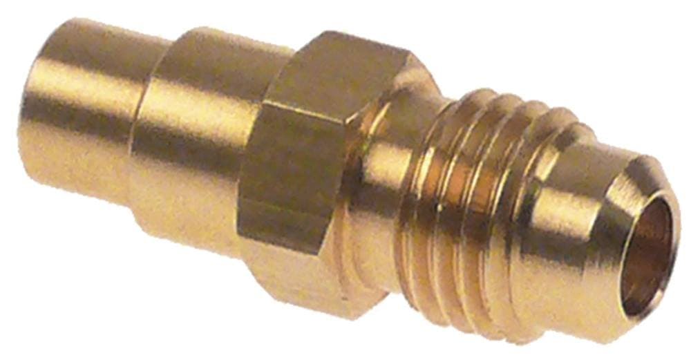 CASTEL 8351/2 Valve Body for Schrader Valve Connection Pipe Diameter 6 mm AD - Diameter 8/10 mm ID Solder Scrader 1/4 Inch SAE 8351/2 SAE