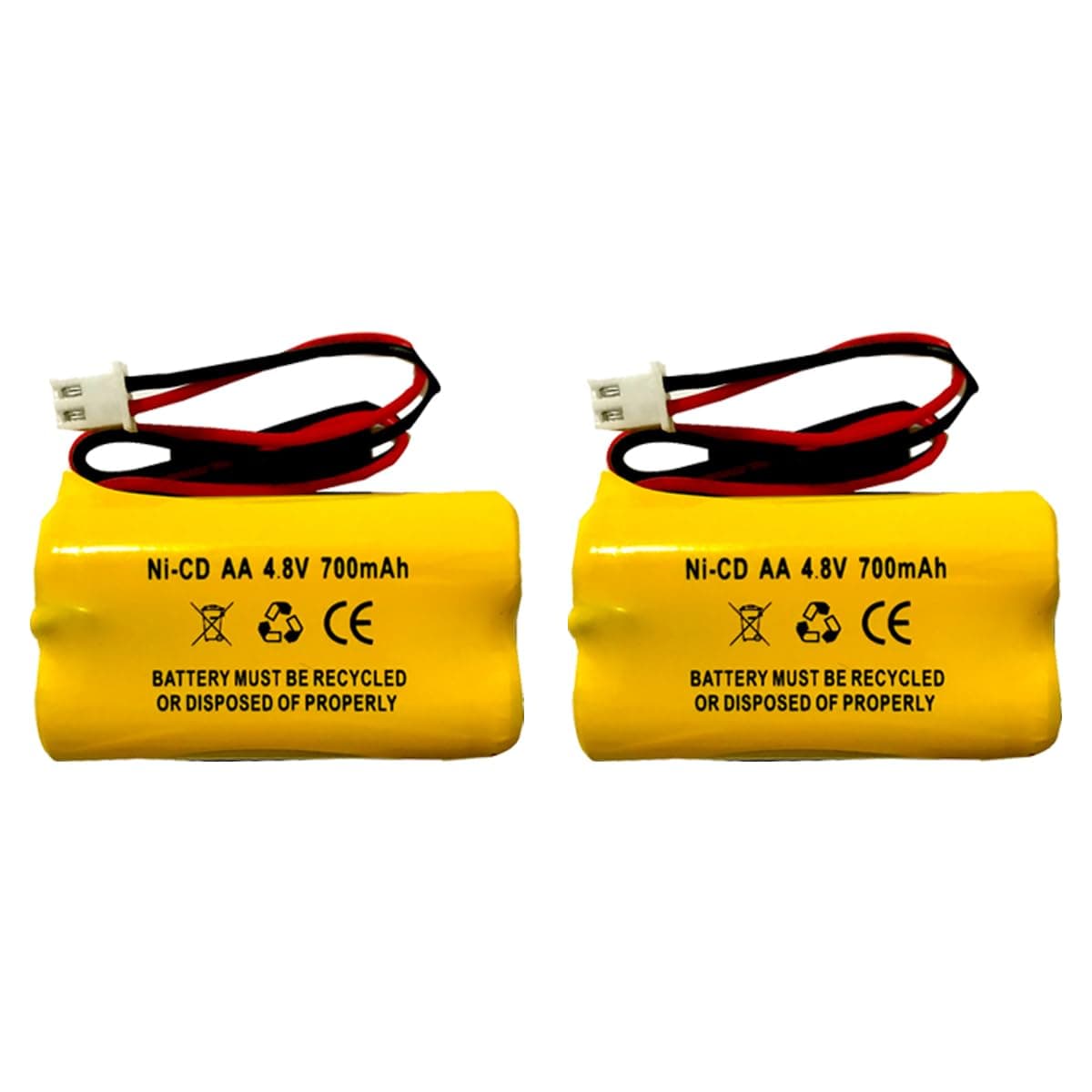 4.8v 650mAh 800mAh D-AA650BX4 BYD D-AA650BX4 DAYBRIGHT NIC1117 All Fit E1021R EJW-NICAD NIC0991 Exit Sign Emergency Light Battery