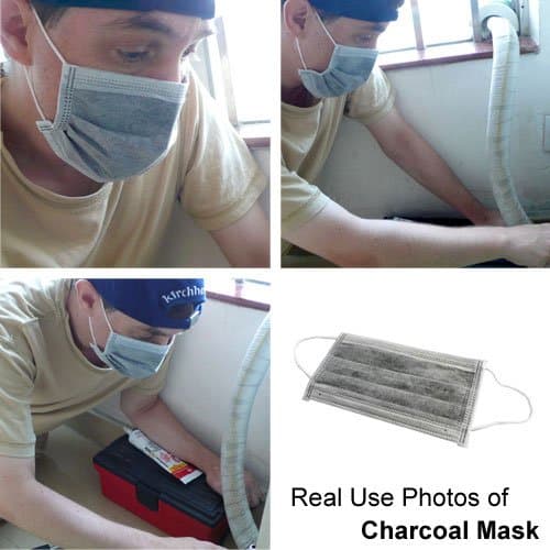 HealthyLife Charcoal Activated Filter Face Masks for Industrial Use (100 count box)