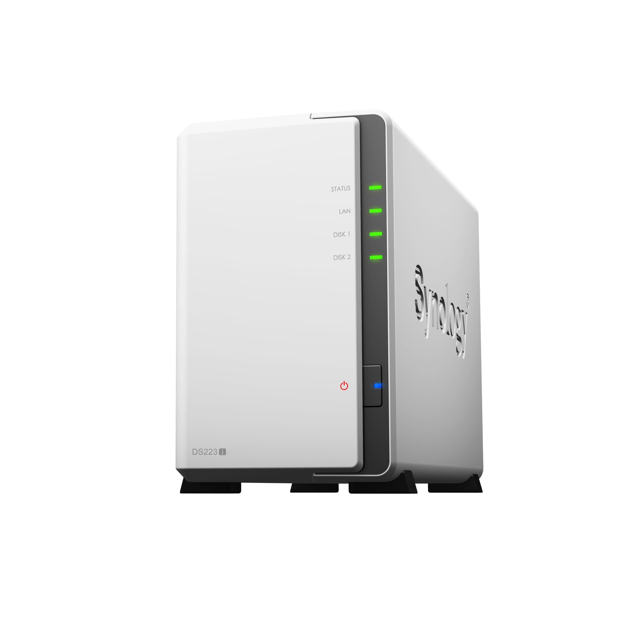 Synology DiskStation DS223J Network Storage Drive (White)