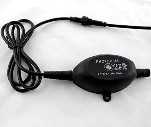 LED Photocell Low Voltage DC12V Outdoor IP68 Waterproof Photoswitch Apply for Landscape Lights Controlling