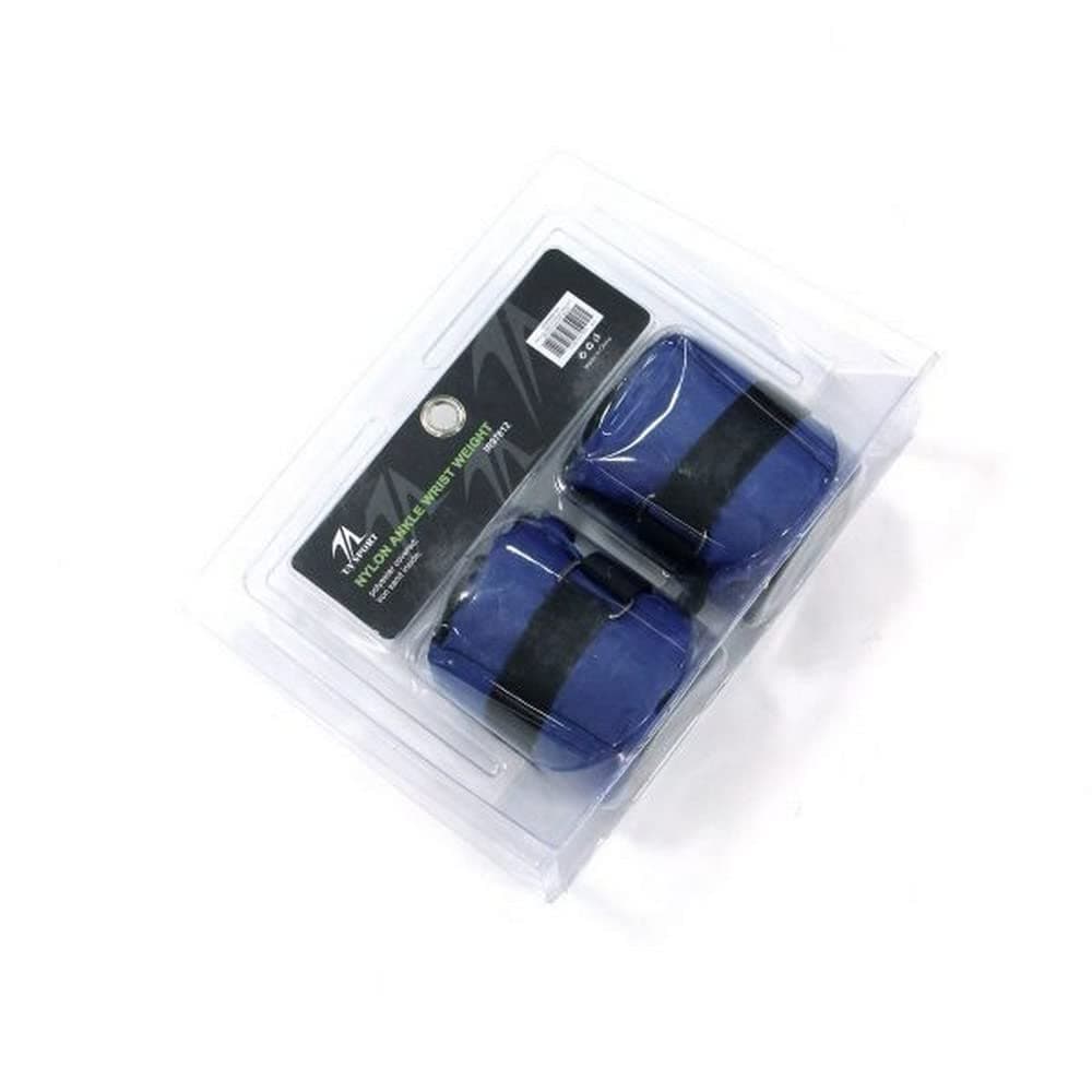 Leader Sport IR97812 Nylon Ankle/Wrist Weight 4 kg, Blue