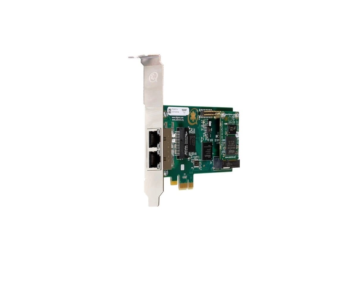 DIGIUM, 1TE235F Two (2) Span Digital T1/E1/J1/Pri Pci-Express X1