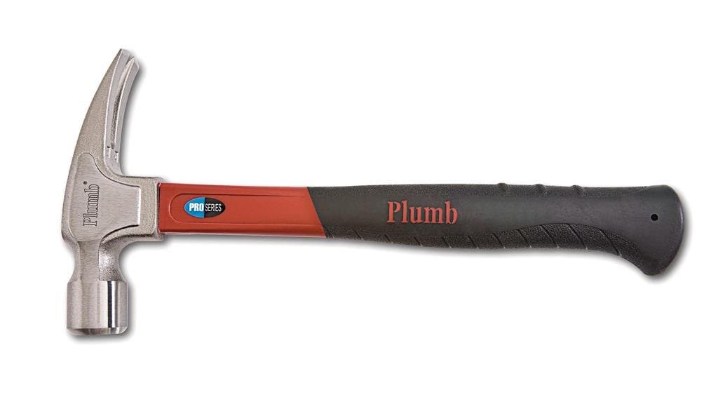 Plumb 20 oz. Pro Series Rip Claw Hammer with Fiberglass Handle - 11420N