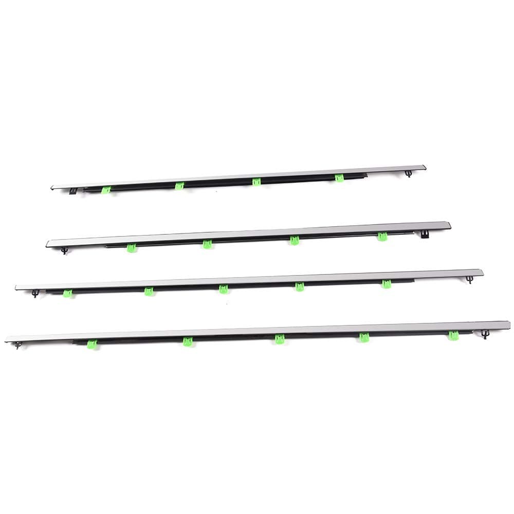 G-PLUS Window Weatherstrip Seal Belt Compatible with Honda CRV CR-V 2007-2011 2008 2009 2010 Car Outside Window Weather Stripping Moulding Trim 4Pcs