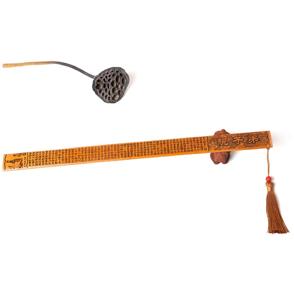 Bamboo Sticks-Carved Disciple Rulers Bamboo Crafts, Souvenirs of Chinese Style Teaching Ruler Spanking Plamer Pointer Ferule Interesting Decorations and Gifts