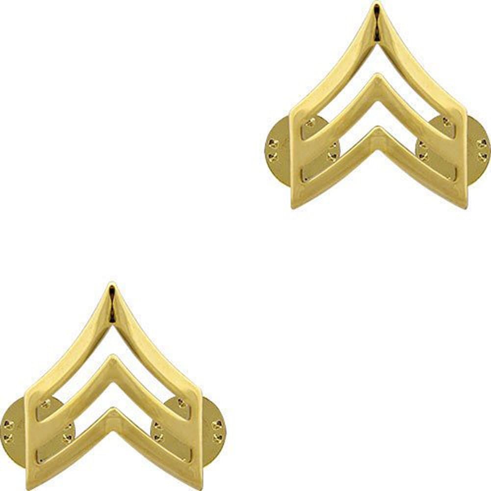 Vanguard US Army Sergeant Gold Collar Rank Insignia