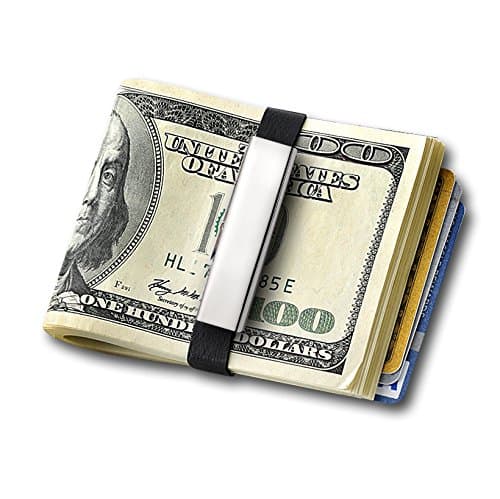 Money Band , Elastic Card Holder, Minimalist Wallet SMALL (NO ENGRAVING)