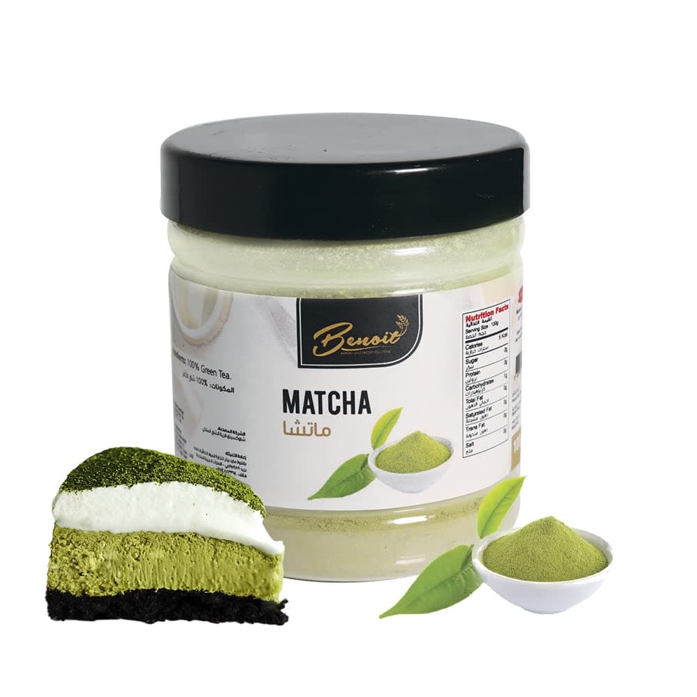 BenoitMatcha Powder 100G, Authentic And Premium Quality For Green Tea, Cakes, Biscuits, Bars And Many More