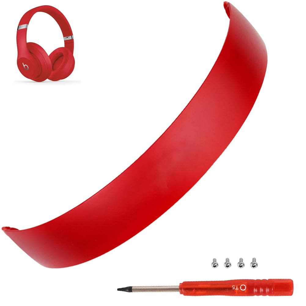 Lnvecnc by Dre Studio 3 Headband as Same as The OEM Replacement Arch Band Studio3 Parts Accessories Compatible with Beats by Dr. Dre Studio 3 Wireless/A1914 Studio 2 Wired/Wireless Headphones (Red)