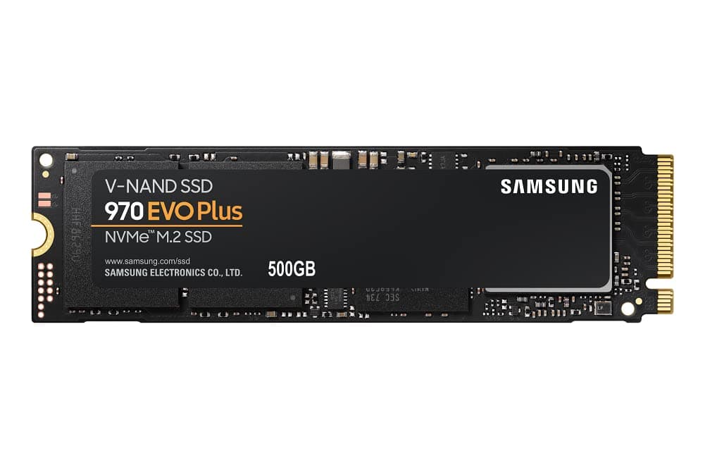 970 EVO Plus SSD 500GB - M.2 NVMe Interface Internal Solid State Drive with V-NAND Technology (MZ-V7S500B/AM)