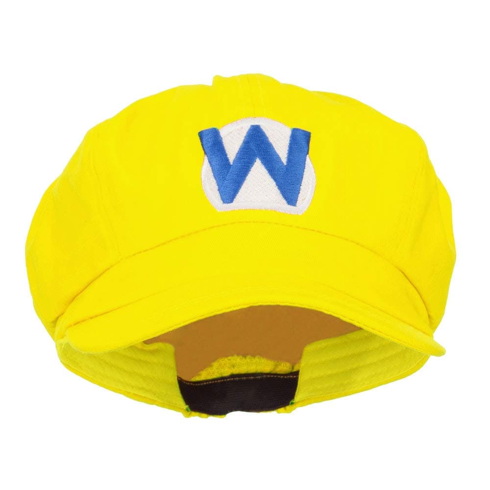 Wario Waluigi Embroidered Cotton Newsboy Cap