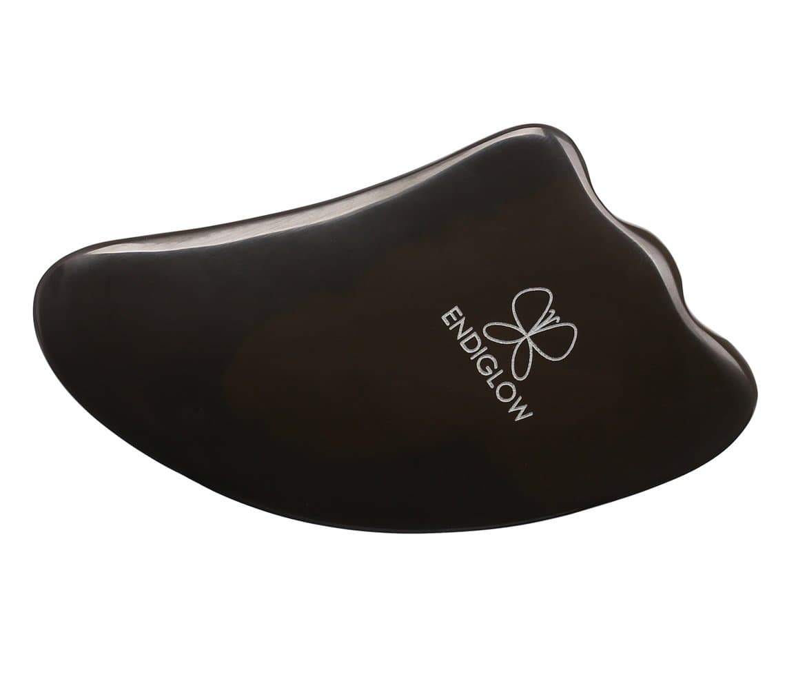 100% Hand Made Chinese Natural Stone Needle Gua Sha Massage Tool - Promotes Micro-Circulation, Reduces Neck, Shoulder, Back, and Muscle Pain [Triangle Shape]