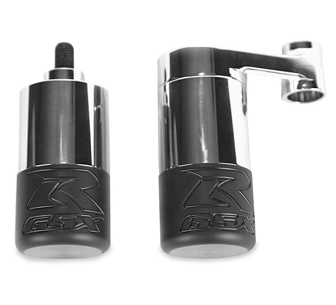 Street Bikes Unlimited Frame Sliders - Chrome Base SF1014C-01