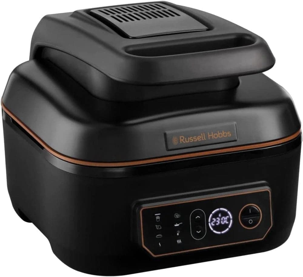 Russell Hobbs 26520 SatisFry Air Fryer and Multicooker - 7 Cooking Functions Including Airfryer, Slow Cooker, Grill, Roast and Bake, 5.5 Litre Capacity, Black