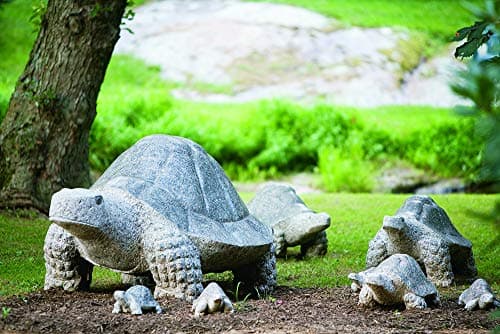 Stone Age Creations AN-TU-72 Green 72" Granite Galapagos Tortoise Statue Natural Stone