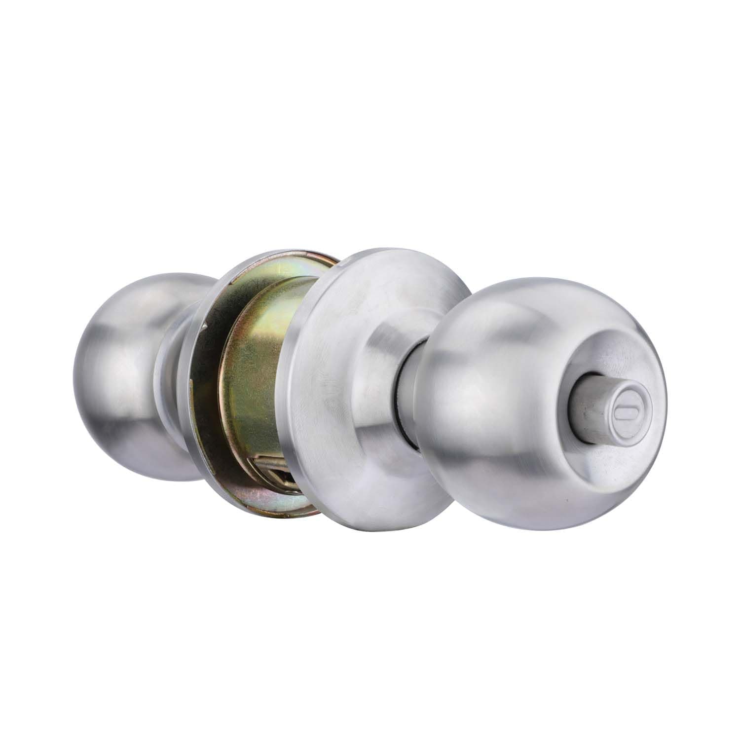 Locking Solutions and Systems Cylindrical Lock | Classic Range | Keyless | 6cm (60mm) Backset | Stainless Steel Finish | for Internal Wooden Door | Left/Right Handed & Inside/Outside Opening