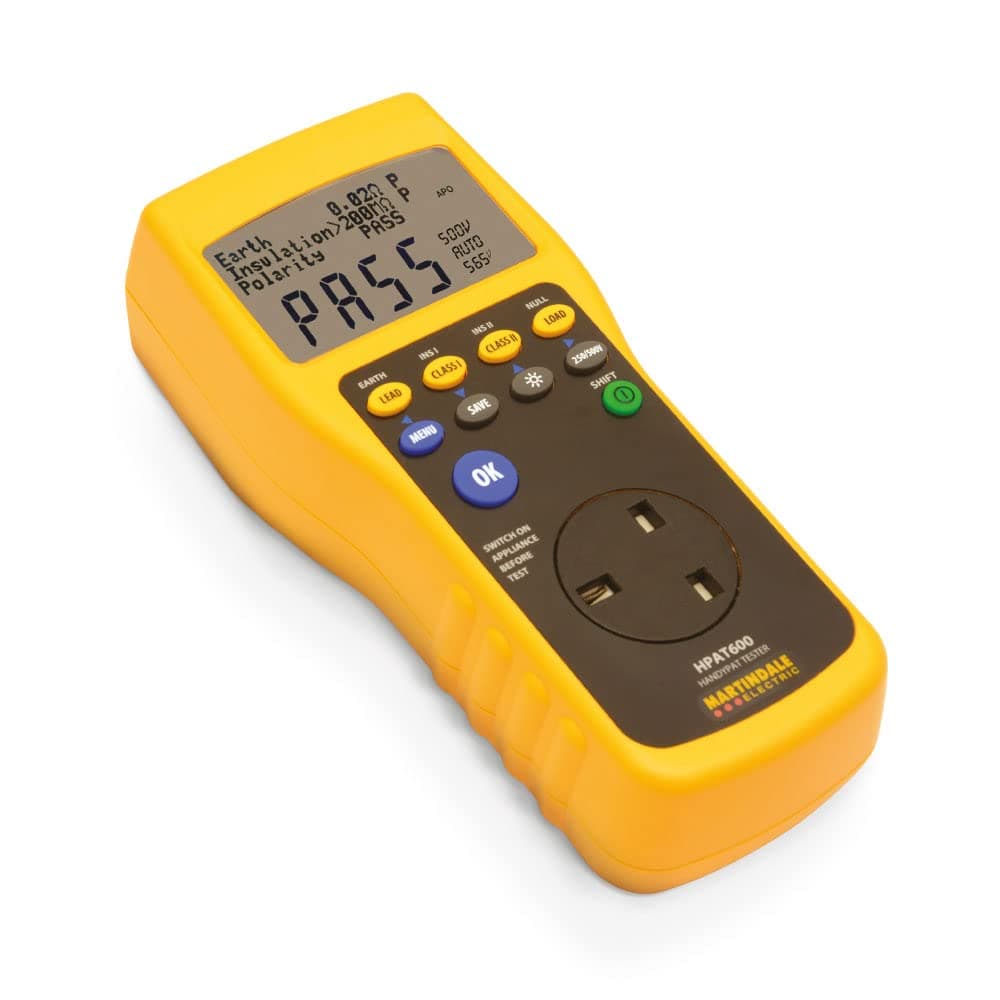 Martindale HPAT600/2 Advanced Rechargeable PAT Tester