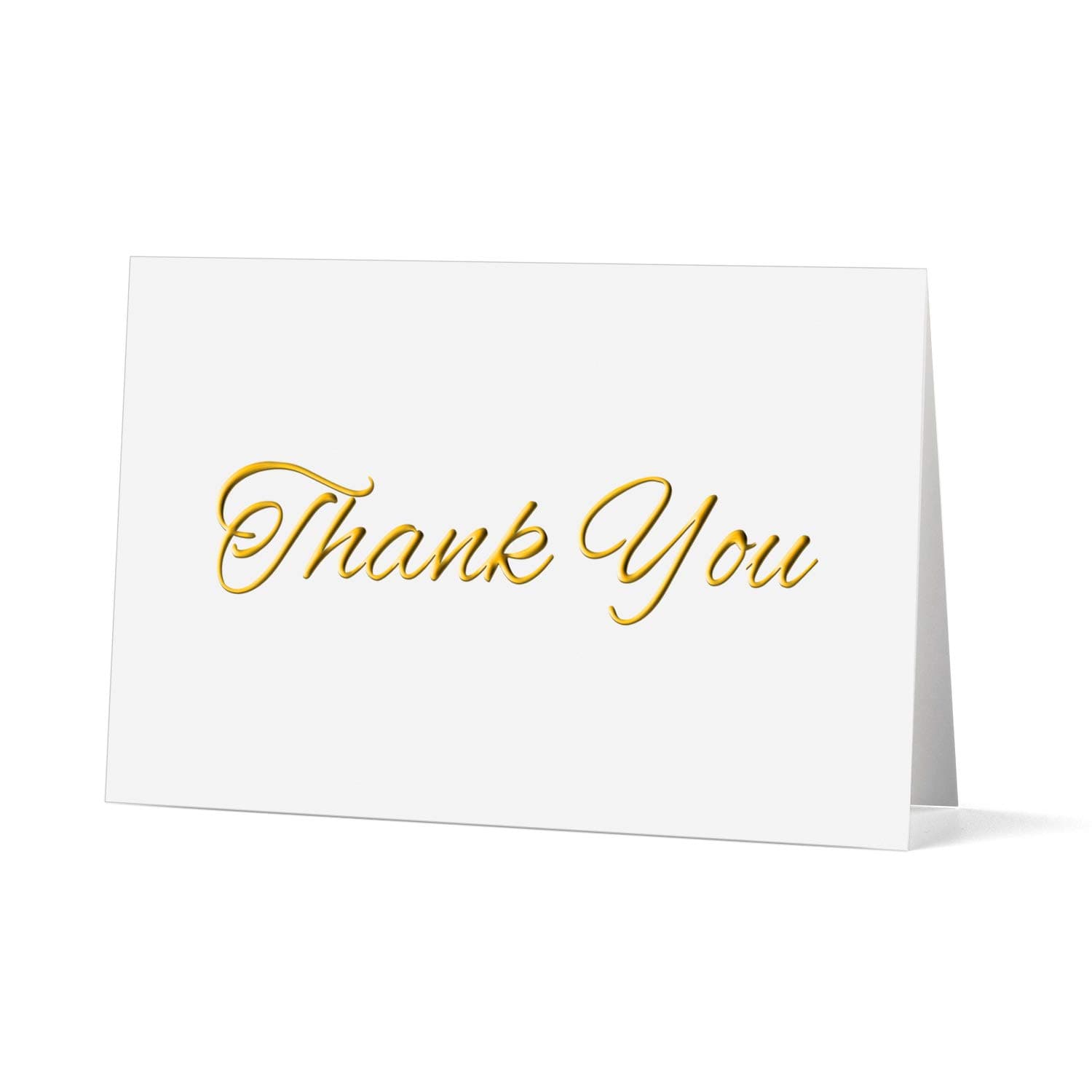Shiplies Greetings Thank You Cards with White Envelopes, Letterpress Pattern - 20 Pack