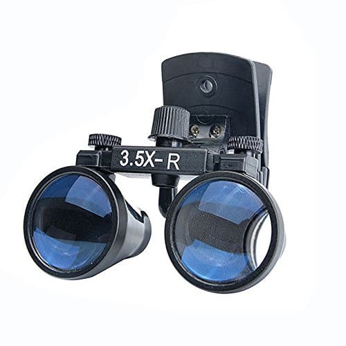 XUX 3.5X Dental Binocular Loupes DY-110 Clip-on Type Surgical Magnifier Optical Glass