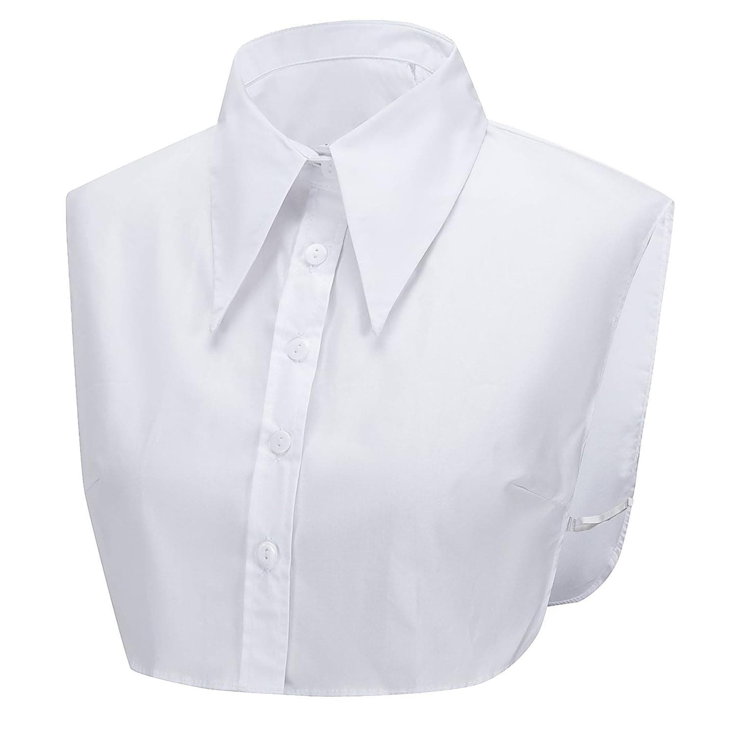 Joyci Detachable Half Shirt Blouse False Collar Point Collar Under Sweater for Women Girls Skeptical Style