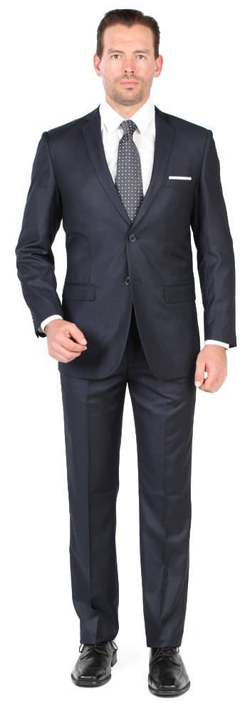 TAZIO Mens 2 Button 2 Piece Slim Fit Suit