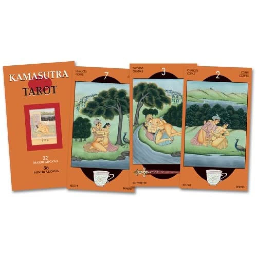 Kamasutra Tarot: 78 Full Colour Cards and Instructions: Tarot Deck Paperback – 25 July 2006