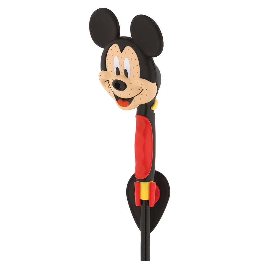 Oxygenics 79148 Mickey Mouse Handheld Shower Head, Red/Black