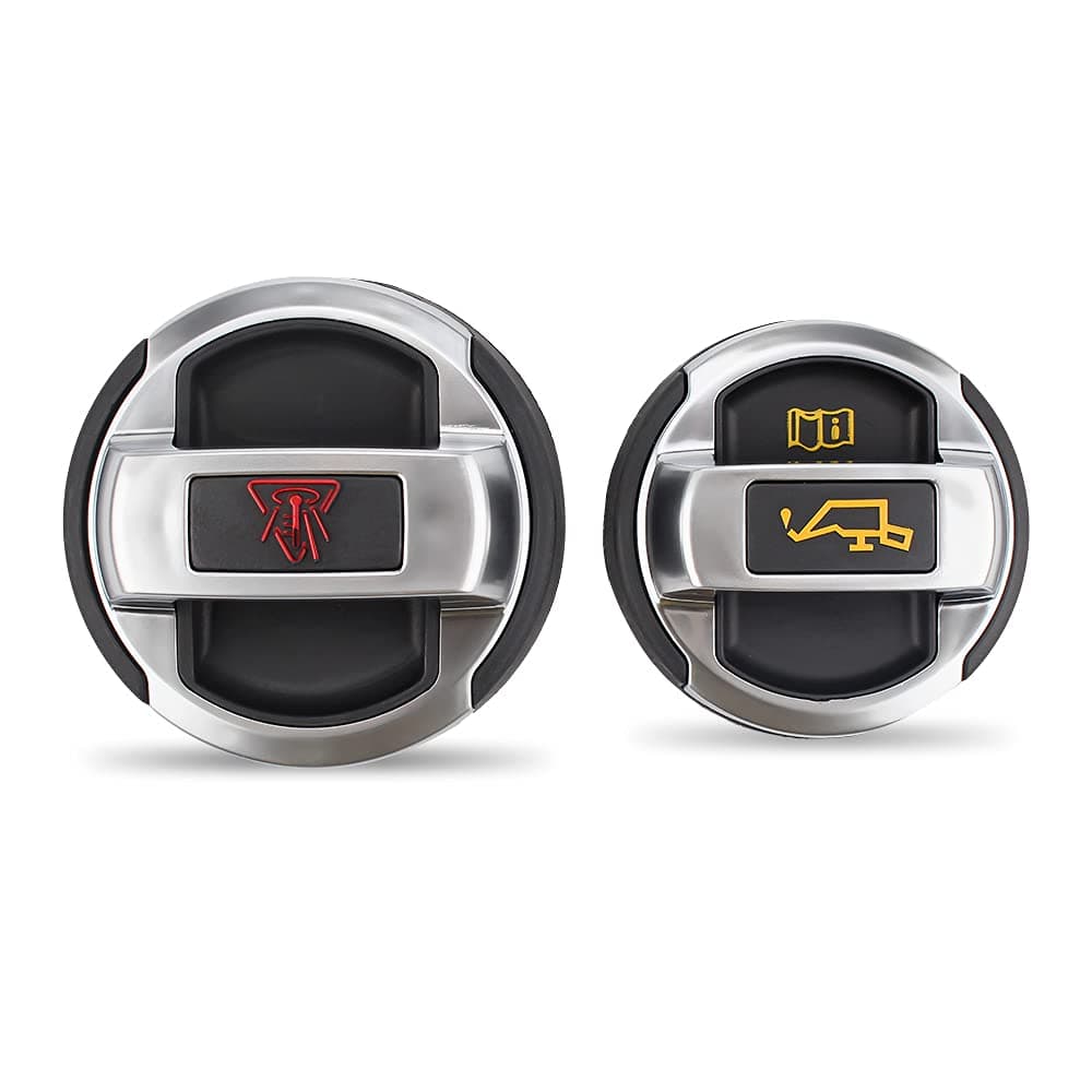 For Aodi R8 Coolant and Oil Expansion Tank Cap Lid Retrofit for W Scirocco Pasat cc Gollf GT Gollf R Tigan 420121321 /420103485B (Coolant and Oil cap)