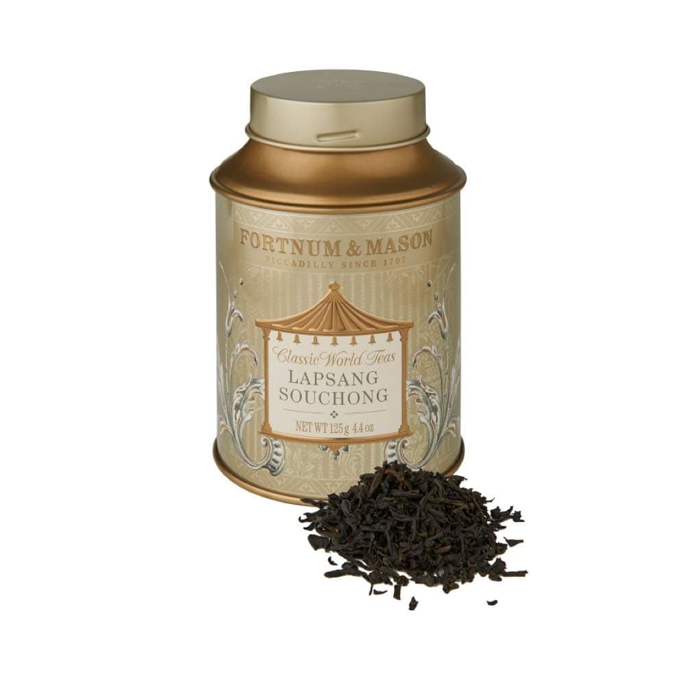 Fortnum and Mason British Tea, Lapsang Souchong 125g Loose Tea in a Gift Tin Caddy (1 Pack)