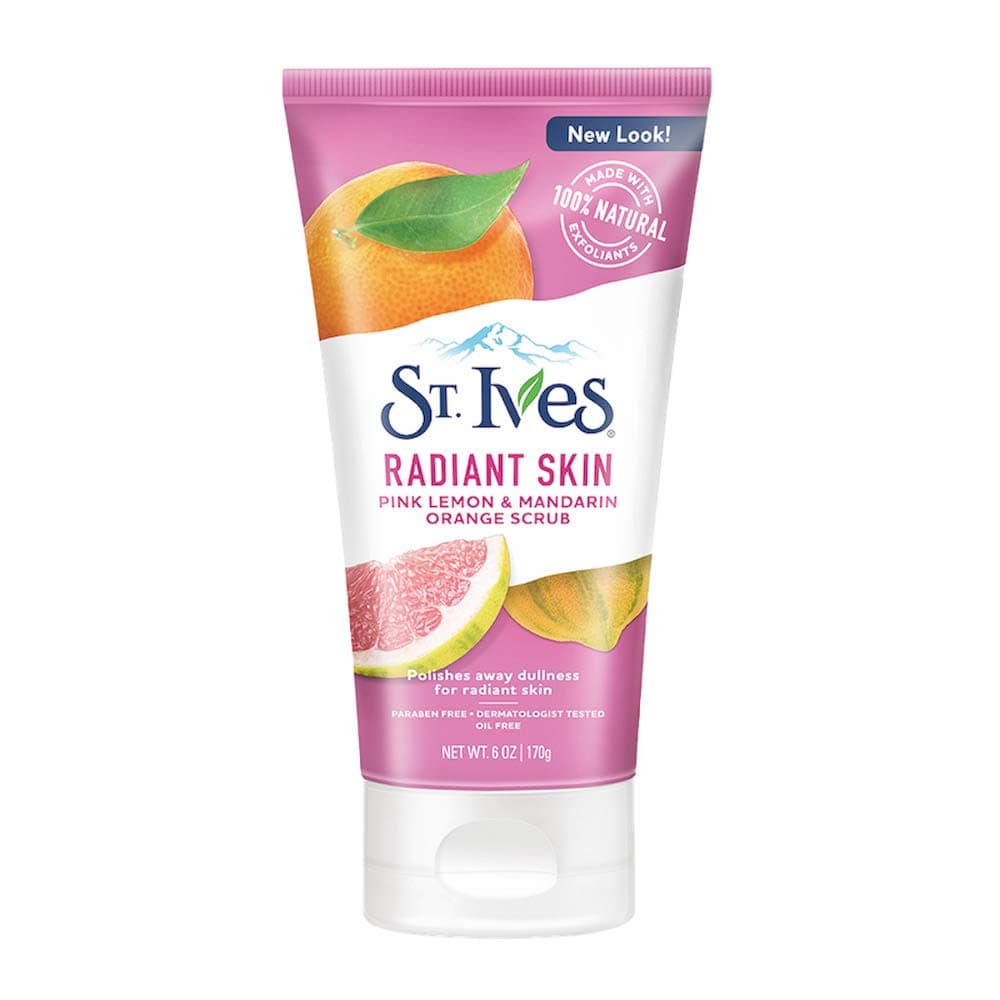 St. Ives Radiant Skin Pink Lemon and Mandarin Orange Face Scrub 6 Oz